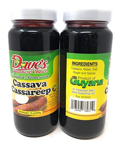 Miniatura 5 de Dave's Original Pomeroon Daves Guyanese Choice Original Pomeroon Yuca Cassareep 12oz340g (paquete de 2)