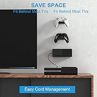 Vista 4 de Soporte de pared universal de ladrillo y mando de juego con kit de tornillos para todas las series Xbox