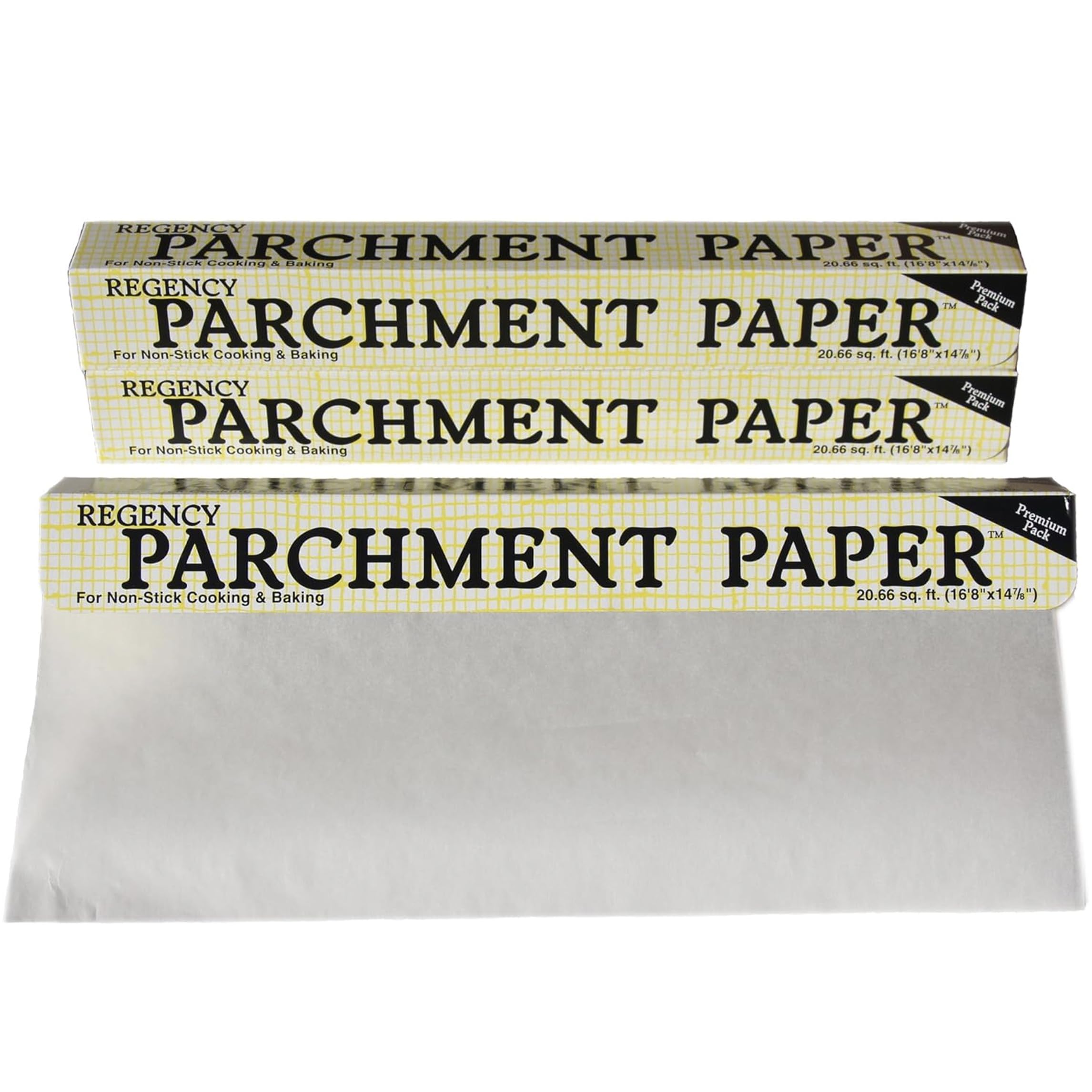 Regency Wraps RW131 - Rollo de papel para hornear (3 unidades), color blanco