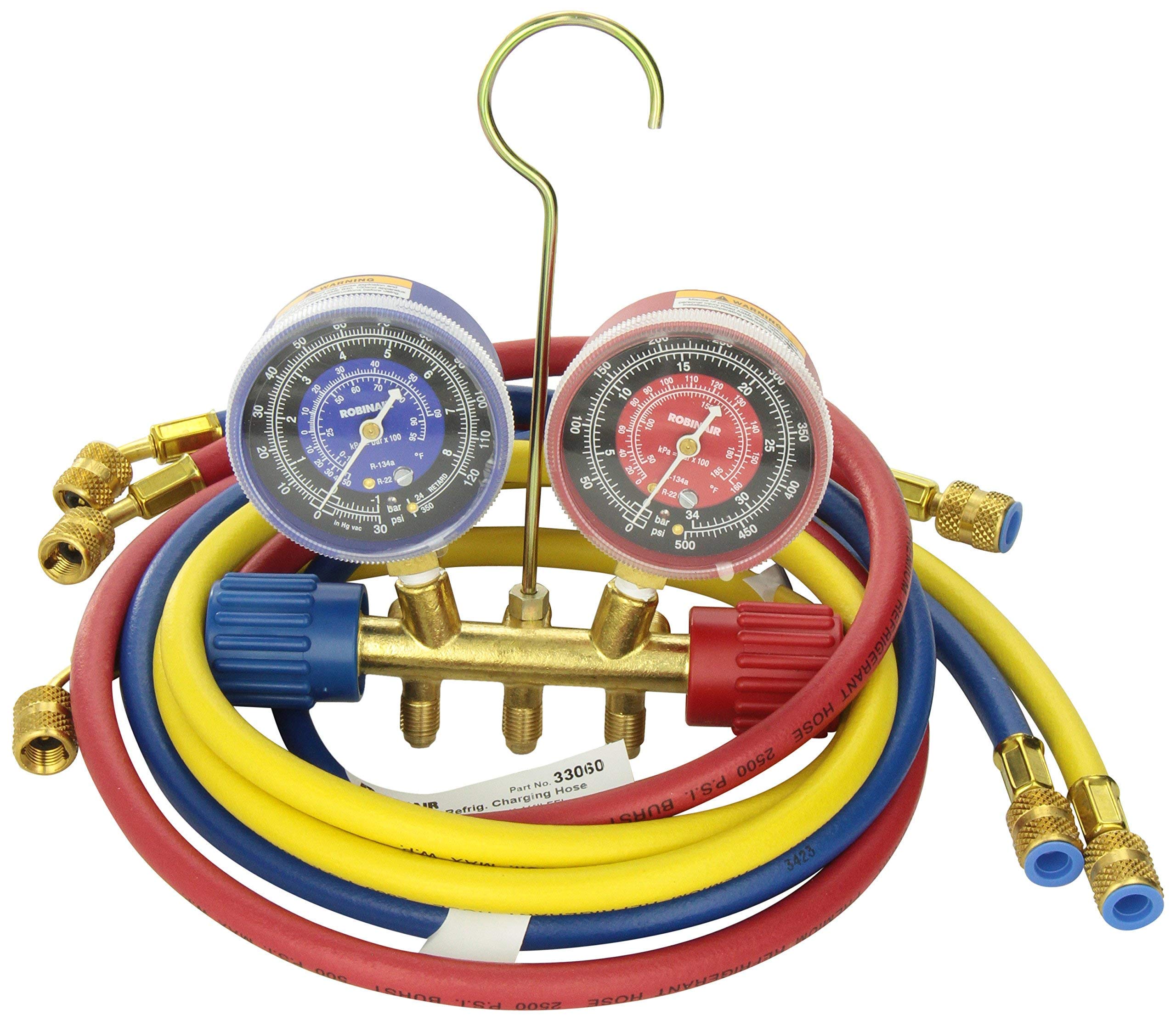 (40169) Standard Side Wheel Manifold Set - 60" Hoses, 1/4" Fittings