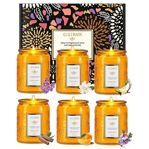 Mother’s Day Candles Gift Set for Mom, Natural Soy Wax
