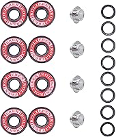 Vista 7 de Rollerex VXT500 - Ruedas para patines en línea, paquete de 4 (rodamientos, espaciadores y arandelas opcionales), ruedas de repuesto duraderas