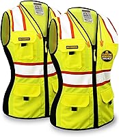 Vista 15 de KwikSafety - Charlotte, NC - Chaleco de seguridad FIRST LADY para mujeres, tiras reflectantes de alta visibilidad, cumple con ANSI y OSHA