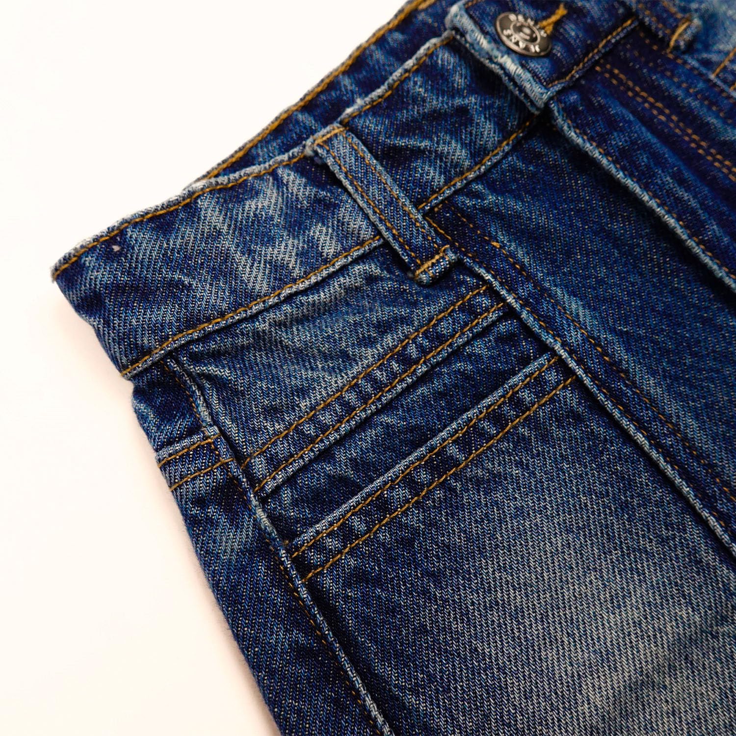 KIDSCOOL SPACE Jeans para niñas Grandes, Pantalones de Jean Palazzo de Pierna Ancha, Gama Amplia de Tallas 12M-14T