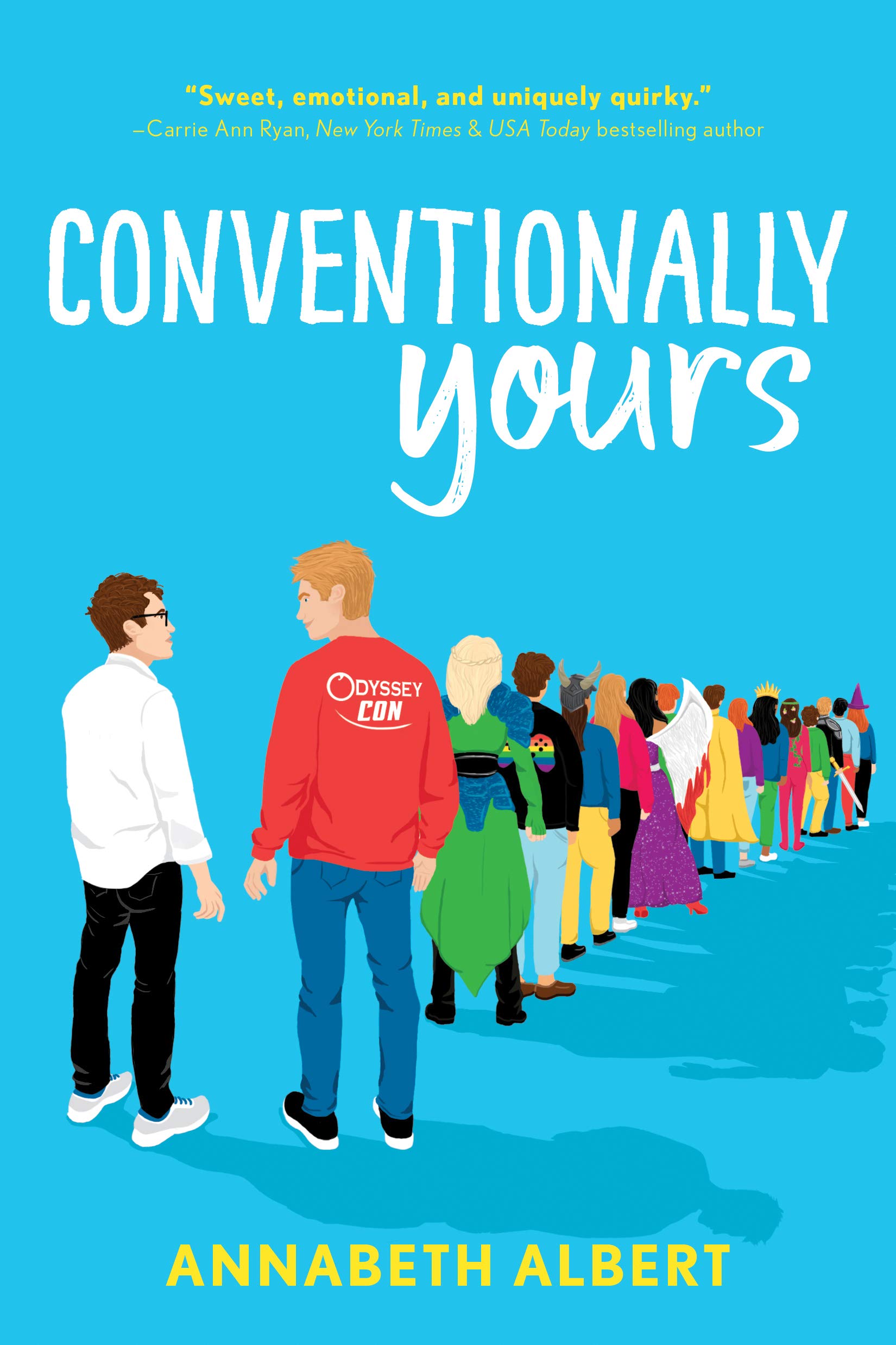 Conventionally Yours: An LGBTQIA Rivals-to-Lovers Road Trip Romance (True Colors Book 1)