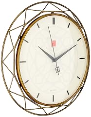 Bulova Clocks C 4834 Luxfer Prism 14 Inch Frank Lloyd Wright Inspired Wall Clock Bulova Clocks C 4834 Luxfer Prism 14 Inch Frank Lloyd Wright Inspired Wall Clock product image