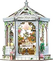 Vista 8 de Fsolis Kit de Rincón de Libro - Kit de Casa de Muñecas en Miniatura DIY Scene para Adultos, Rompecabezas 3D de Estantería 255 Piezas, Modelo de Casa