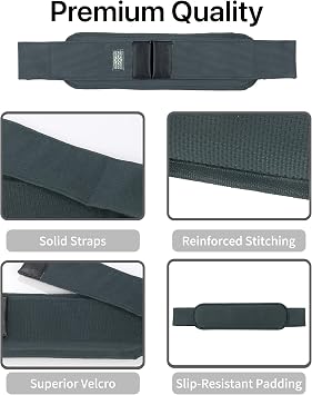 Hip Thrust Belt by SEWD - Use Any Weight to do Lunges, Glute Bridges, Dips and Booty Workouts Easy to Set Up with Dumbbells for At Home Hip Thrust Use. Reinforced Lightweight Dumbbell Belt for Home Gym