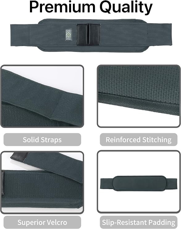 Hip Thrust Belt by SEWD - Use Any Weight to do Lunges, Glute Bridges, Dips and Booty Workouts Easy to Set Up with Dumbbells for At Home Hip Thrust Use. Reinforced Lightweight Dumbbell Belt for Home Gym