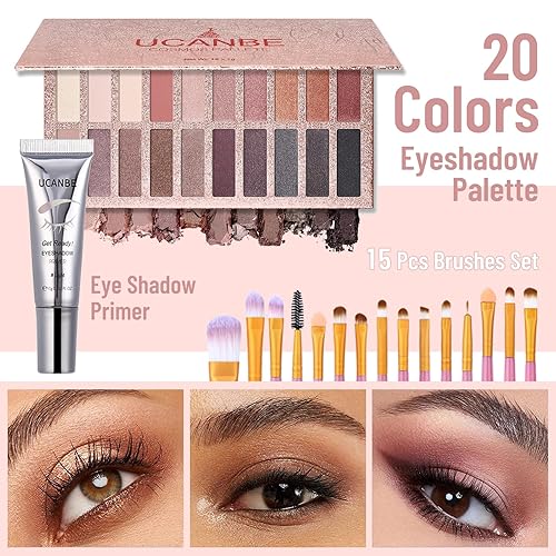 Miniatura 3 de UCANBE - Kit de maquillaje todo en uno para mujer, kit completo, juego de regalo para el día de San Valentín, paleta de sombras de ojos, base