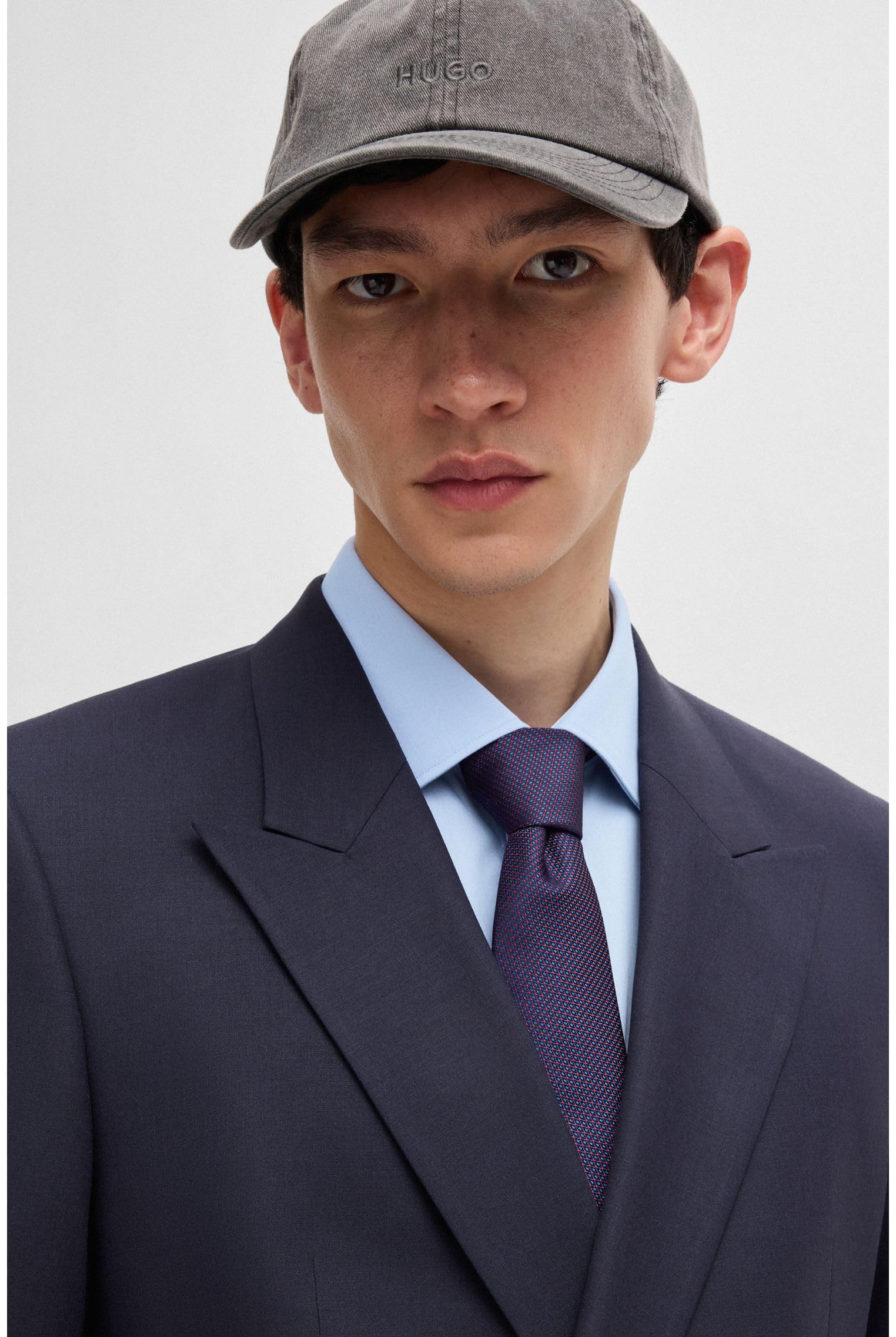 Hugo Langarmhemd Kenno Slim-Fit Hemd aus bügelleichter Baumwoll-Popeline – Bild 5