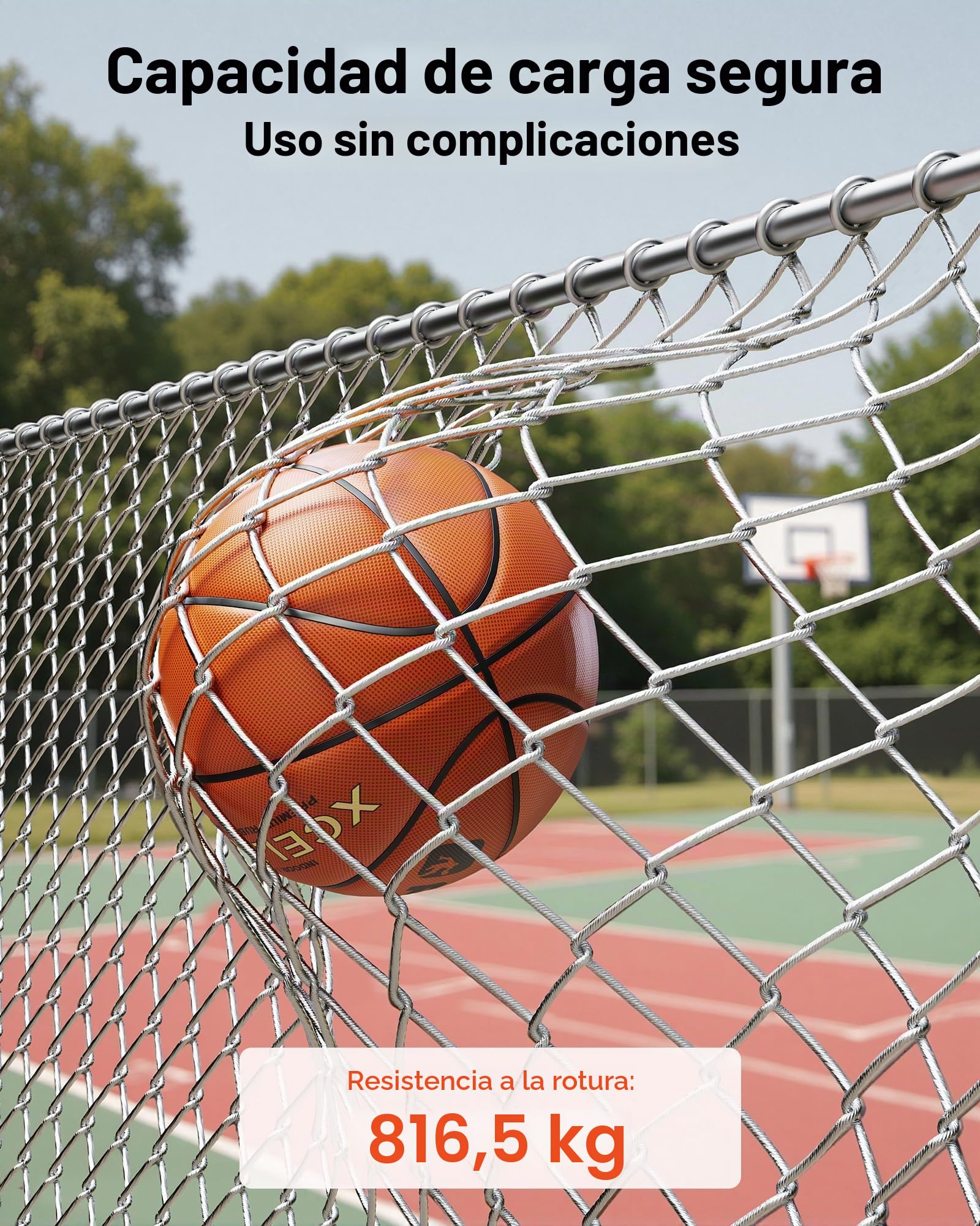 Cable metálico, cable de acero T316, cuerdas de remolque de acero inoxidable 316 con gancho 2T para camión de remolque plano (300 m 1 x 19)
