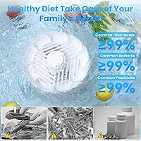 Vista 5 de Fruit and Vegetable Washing Machine. Rotatable Fruit and Vegetable Purifier. The Fruit Cleaner Device Automatically Turns on in The Water. Use Water