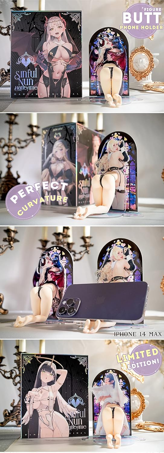 %e3%80%8aoriginal sinful nun%e3%80%8bcosplay photobook butt phone holder figure option haneame butt holder set selfie video pack