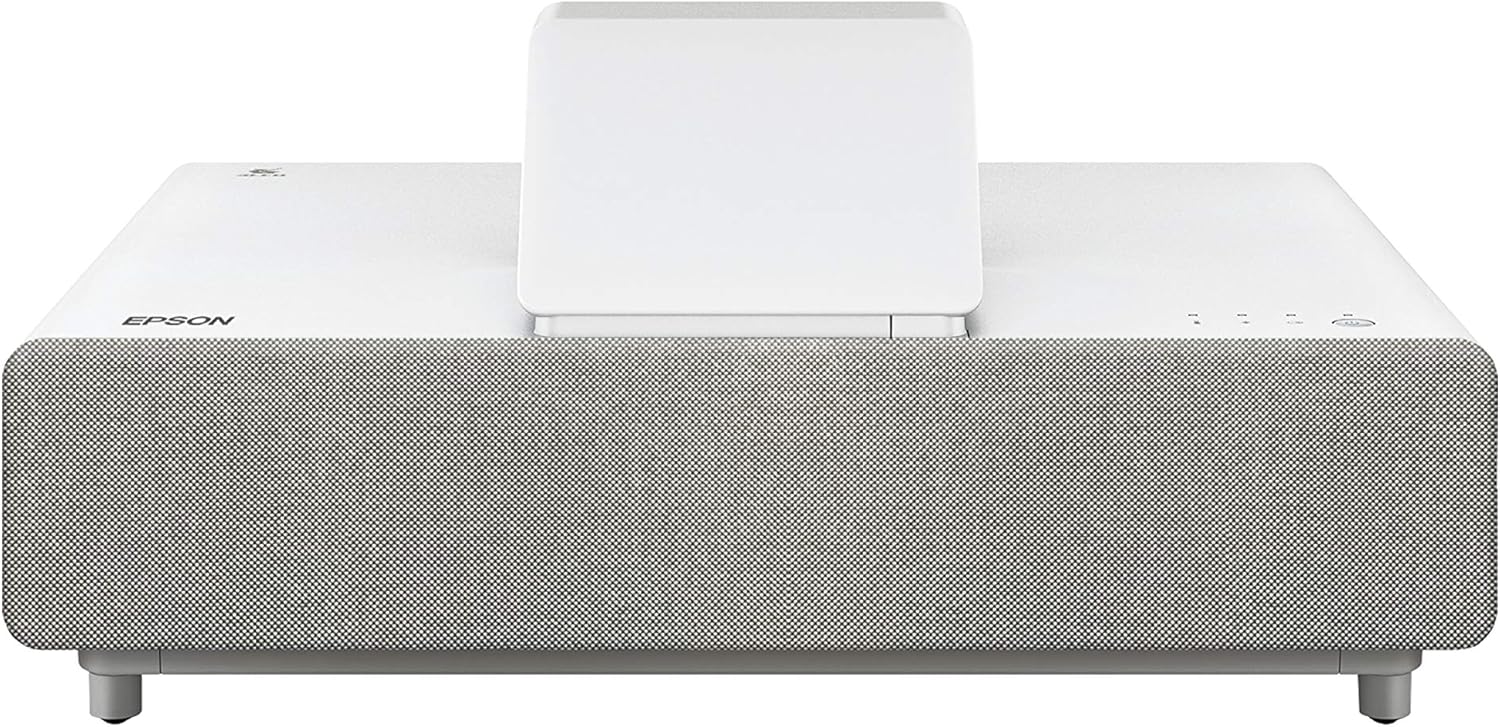 Epson EpiqVision Ultra LS500 Laser Ultra Short Throw Projector, 4000 lumens, 4K PRO-UHD, HDR, Android TV, Google Assistant, HDMI 2.0, built-in speakers â€“ Black (Renewed)