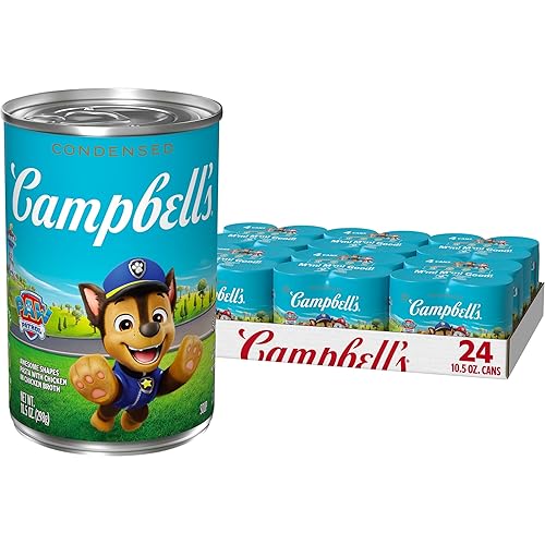 Miniatura 21 de Campbell's Sopa condensada para niños, sopa de pollo y estrellas, lata de 10.5 onzas (caja de 12)