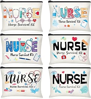 Photect 6 bolsas de maquillaje para enfermera...