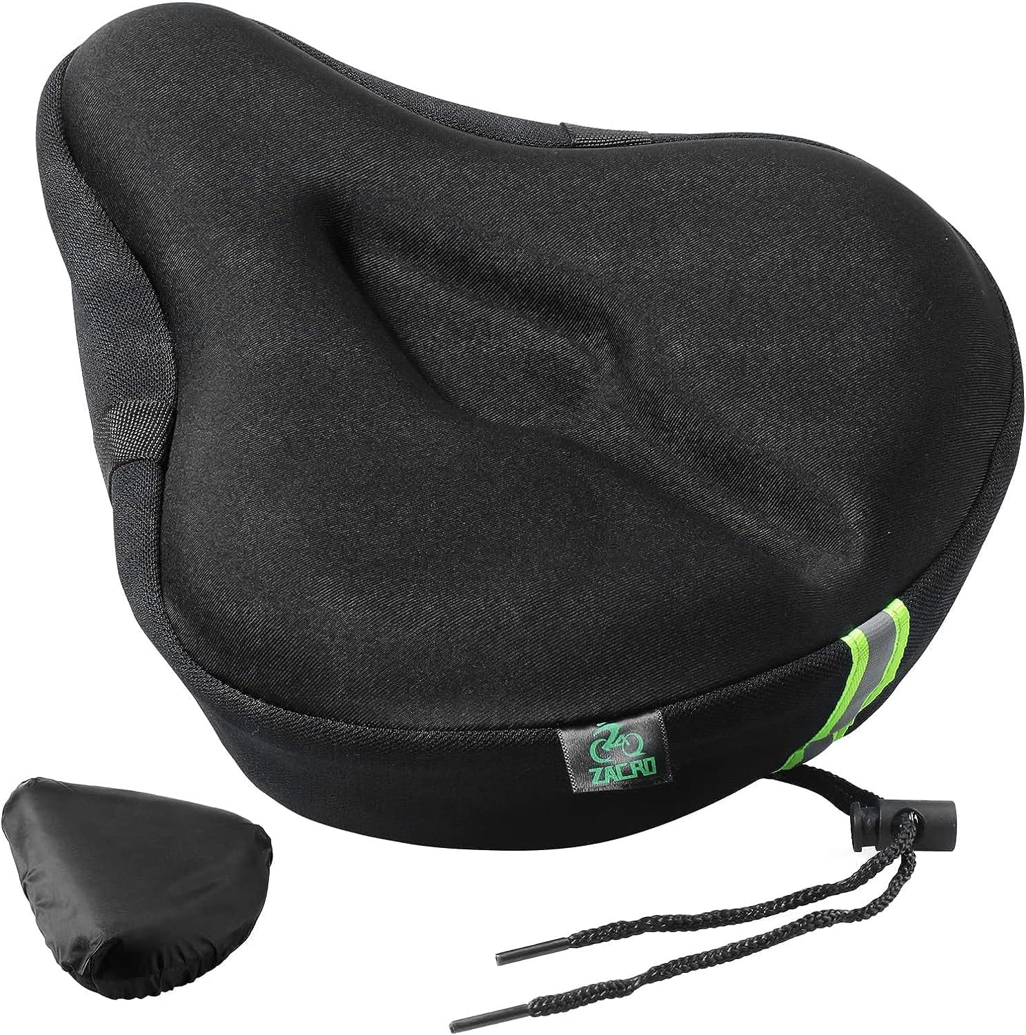 Zacro Exercise Bike Seat Cushion Wide Gel Bike Seat Cover Extra