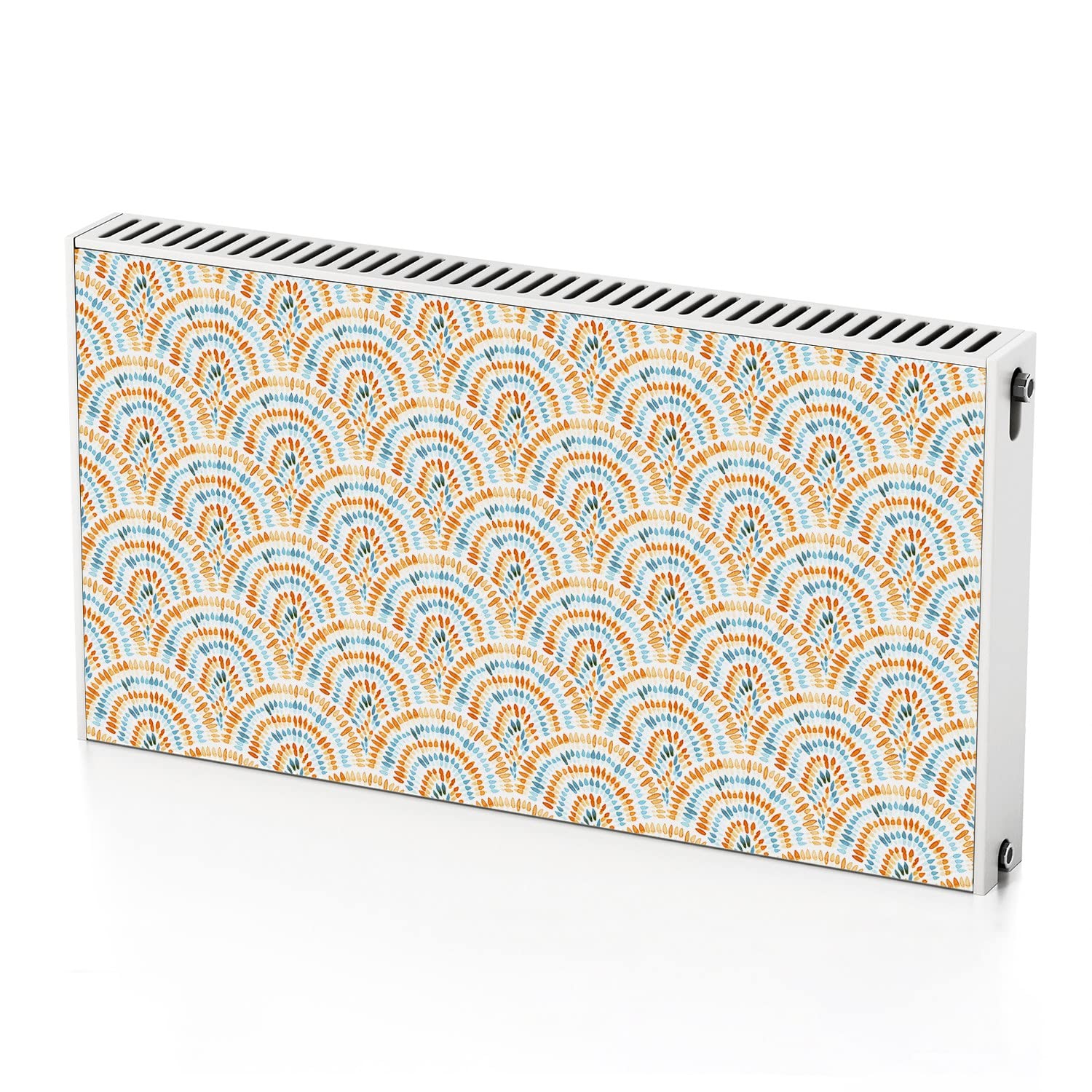 Tapis magnétique de radiateur 110x60 cm à haute adhérence thermique et design abstrait coloré