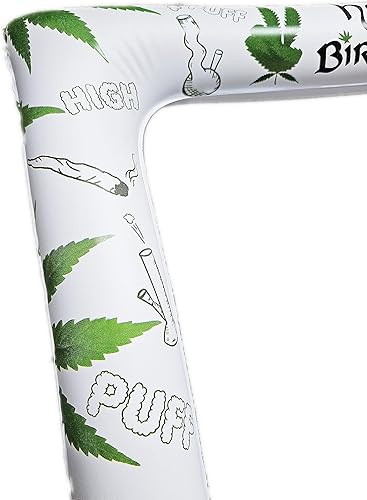 Miniatura 8 de Fiesta de cumpleaños con temática de marihuana inflable para cabina de fotos y selfies, marihuana gigante, marihuana, marihuana, decoración de