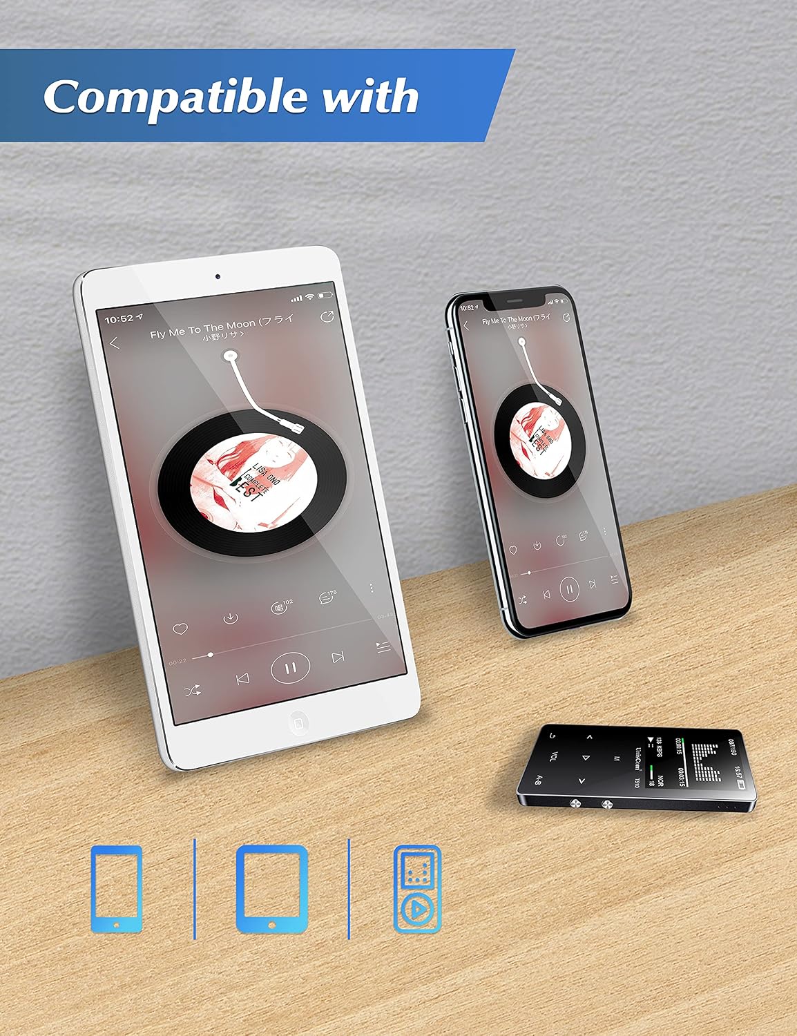 Elook Car Cassette Aux Adapter for Phone, Black