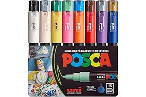 Posca Art Markers: Medium-Tip Precision for Art and Crafts