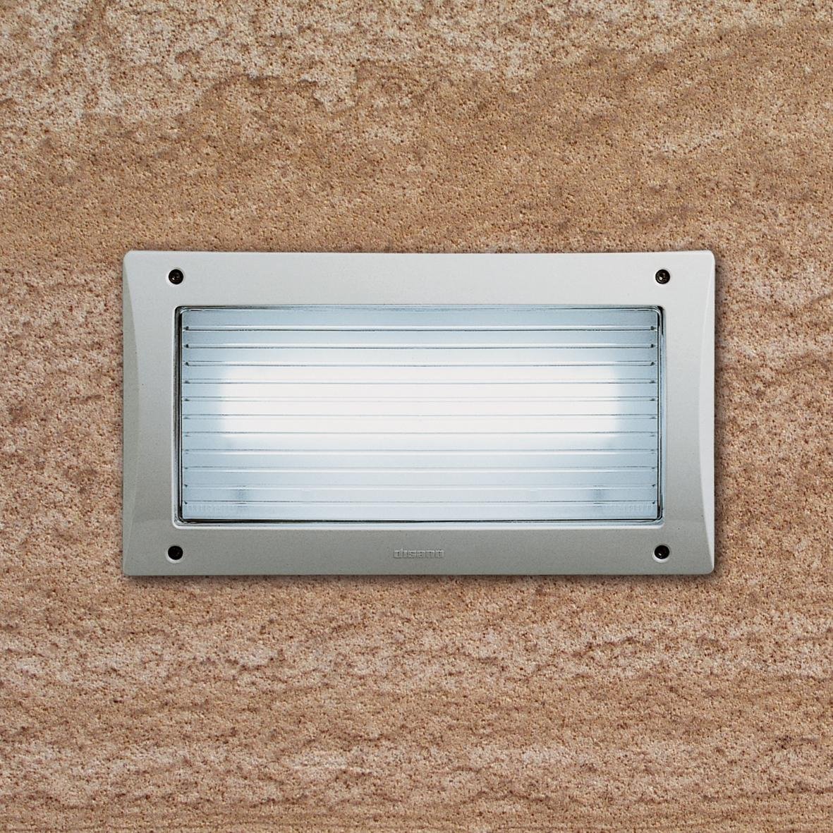 Box 1 LED 4,5W CLD CELL gris : hublot extérieur robuste pour éclairage mural de jardin