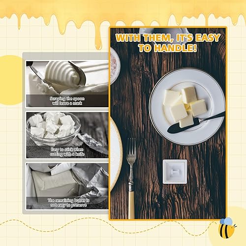 Miniatura 4 de Esparcidor de mantequilla, dispensador de mantequilla de mazorca de maíz con cubierta integrada, soporte para barra de mantequilla, aplicador de