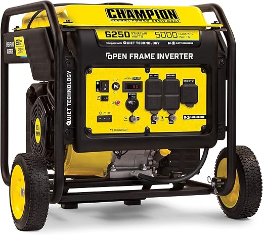 Champion 6250-Watt Quiet Inverter Generator