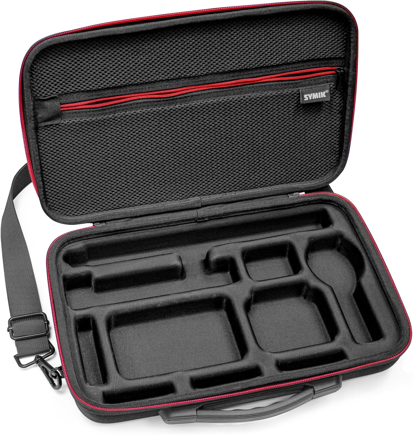 Diagram showing the dimensions of the SYMIK S320-X Carrying Case: 338 mm (13.31 inches) length, 222 mm (8.74 inches) width, and 69 mm (2.72 inches) height.