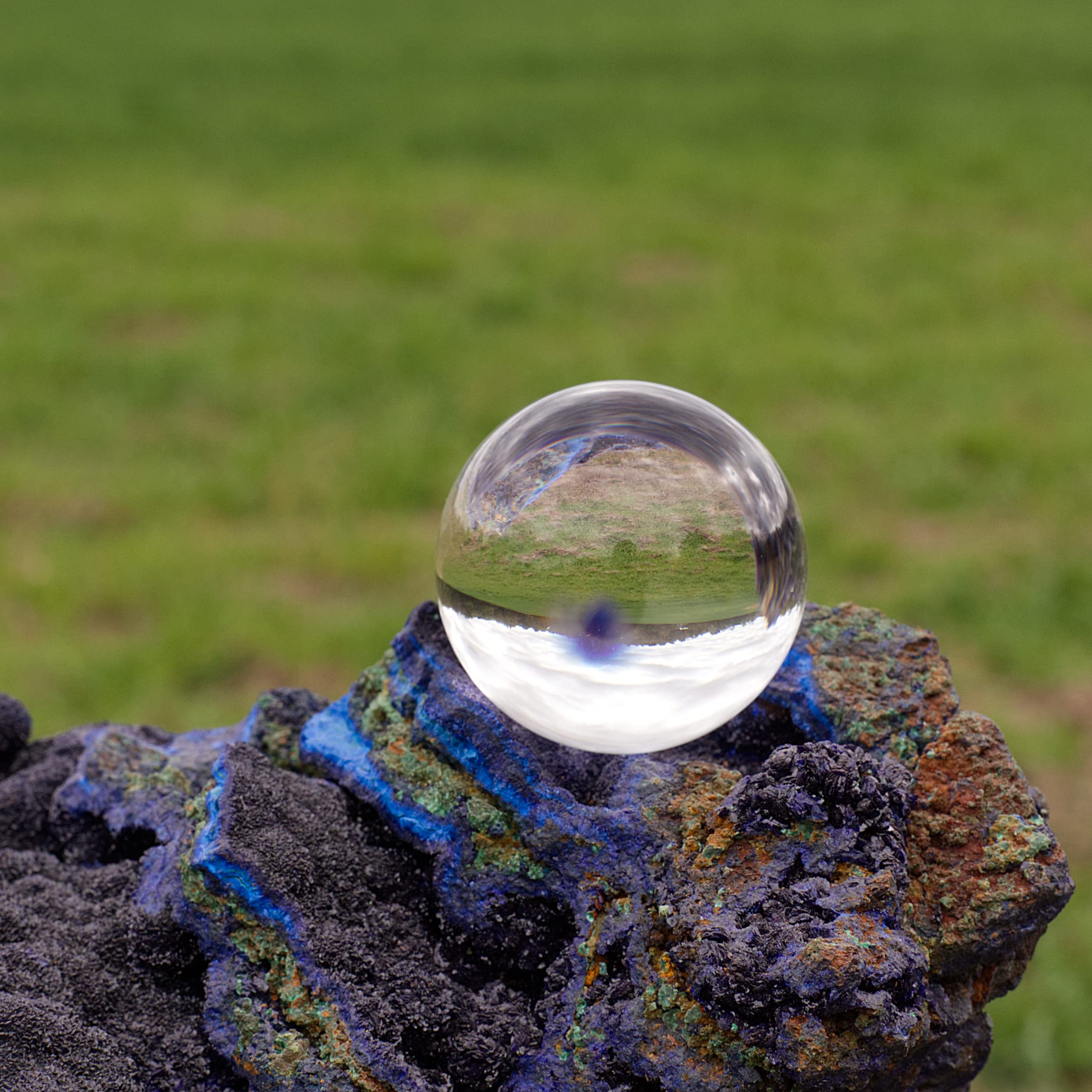 Cherry Tree Collection | Crystal Ball with Stand | K9 Optical Crystal Sphere | Photography, Decoration (50mm)