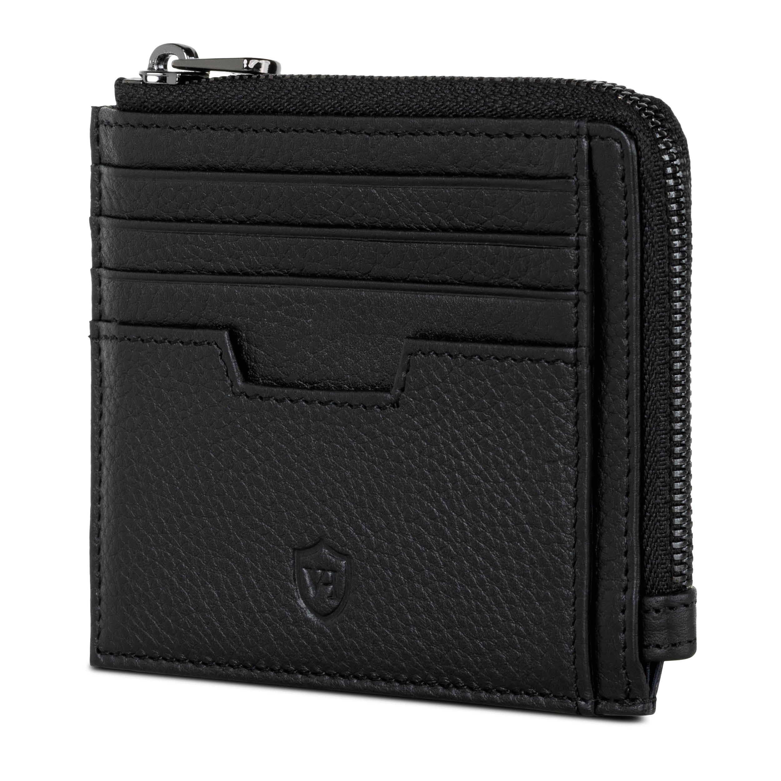 VON HEESEN Echtleder RFID Kartenetui aus Nappa-Leder - 9 Fächer - Querformat Kreditkartenetui für Damen & Herren