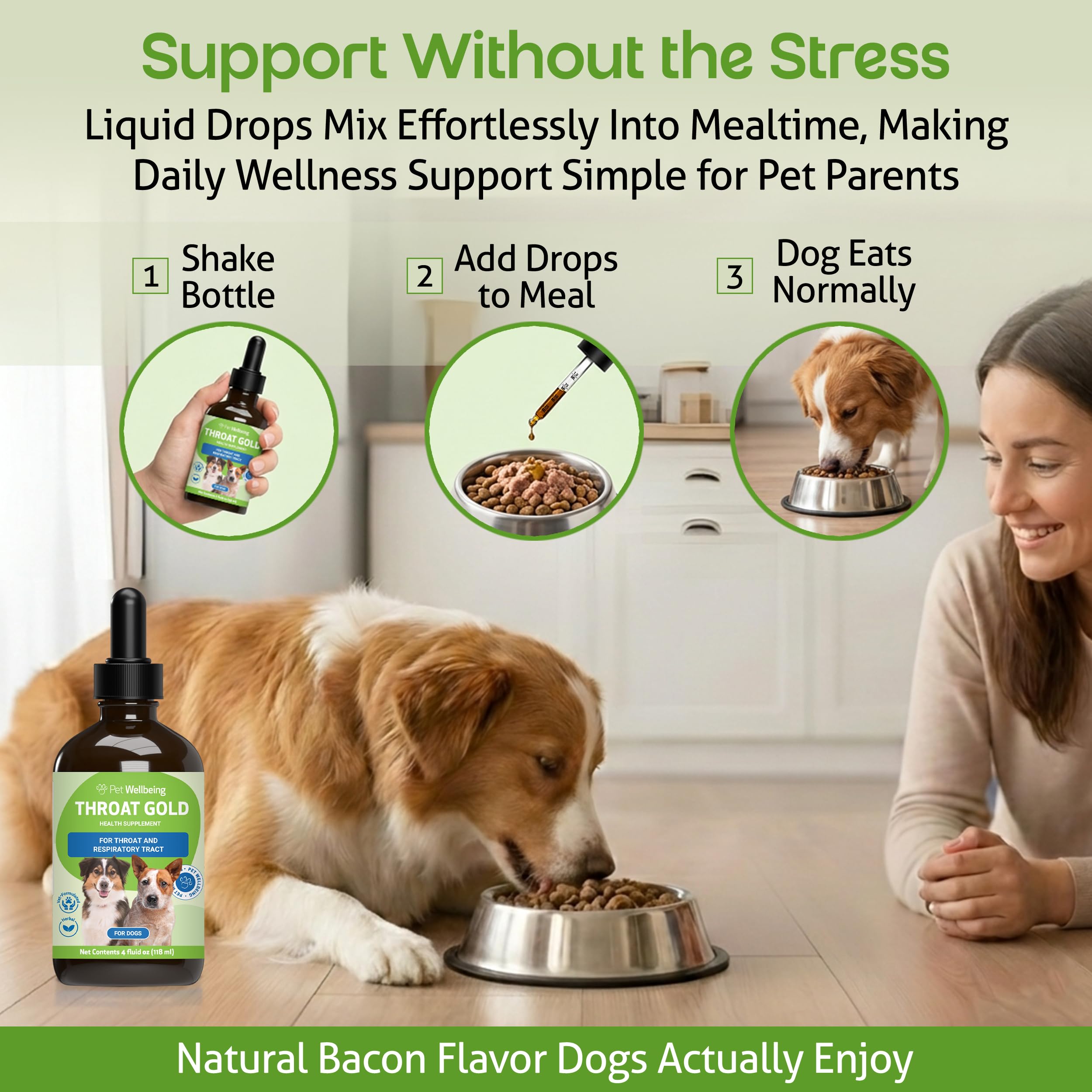 Pet Wellbeing Gola Oro - Tosse E Gola Succhietto.