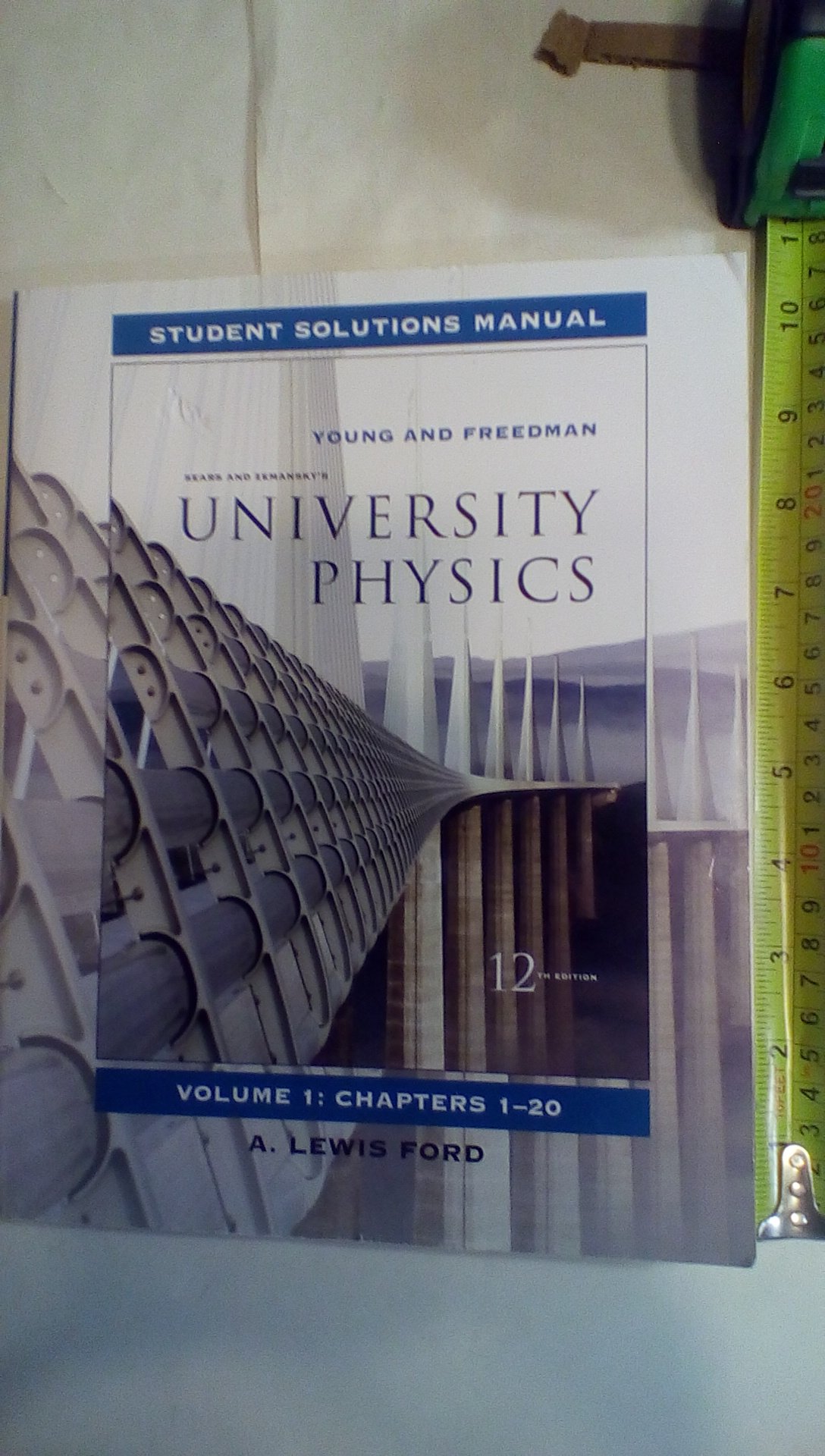 University Physics, Volume 1 Student Solutions Manual