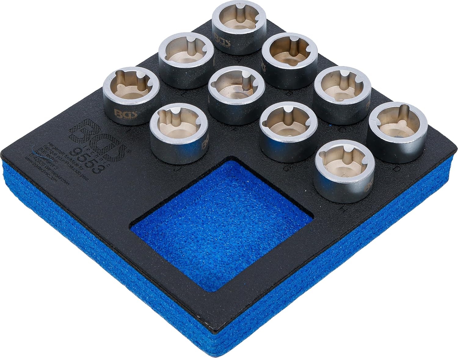 BGS 9553 | Tool Tray 1/6: Rim Lock Socket Set for Land Rover | 10 pcs.