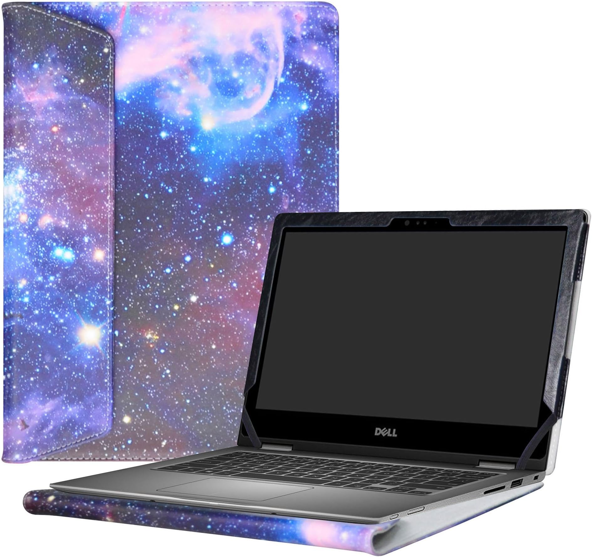 Alapmk Protective Case Cover For 13.3" Dell Inspiron 13 2-in-1 5378 5368 5379 i5378 i5368 i5379 & Latitude 13 2-in-1 3390 Laptop (Warning:Only fit model 5378 5368 5379),Galaxy