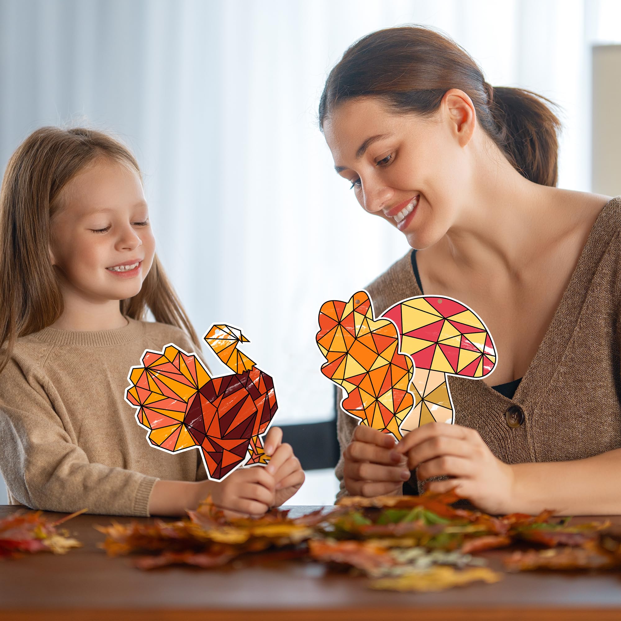Thanksgiving Crafts For Kids BeYumi Fall Coloring Craft Kit - 83Pcs DIY ...