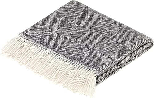 Moon Manta de alpaca, malva, fabricada en Reino Unido Moon Manta de alpaca, malva, fabricada en Reino Unido