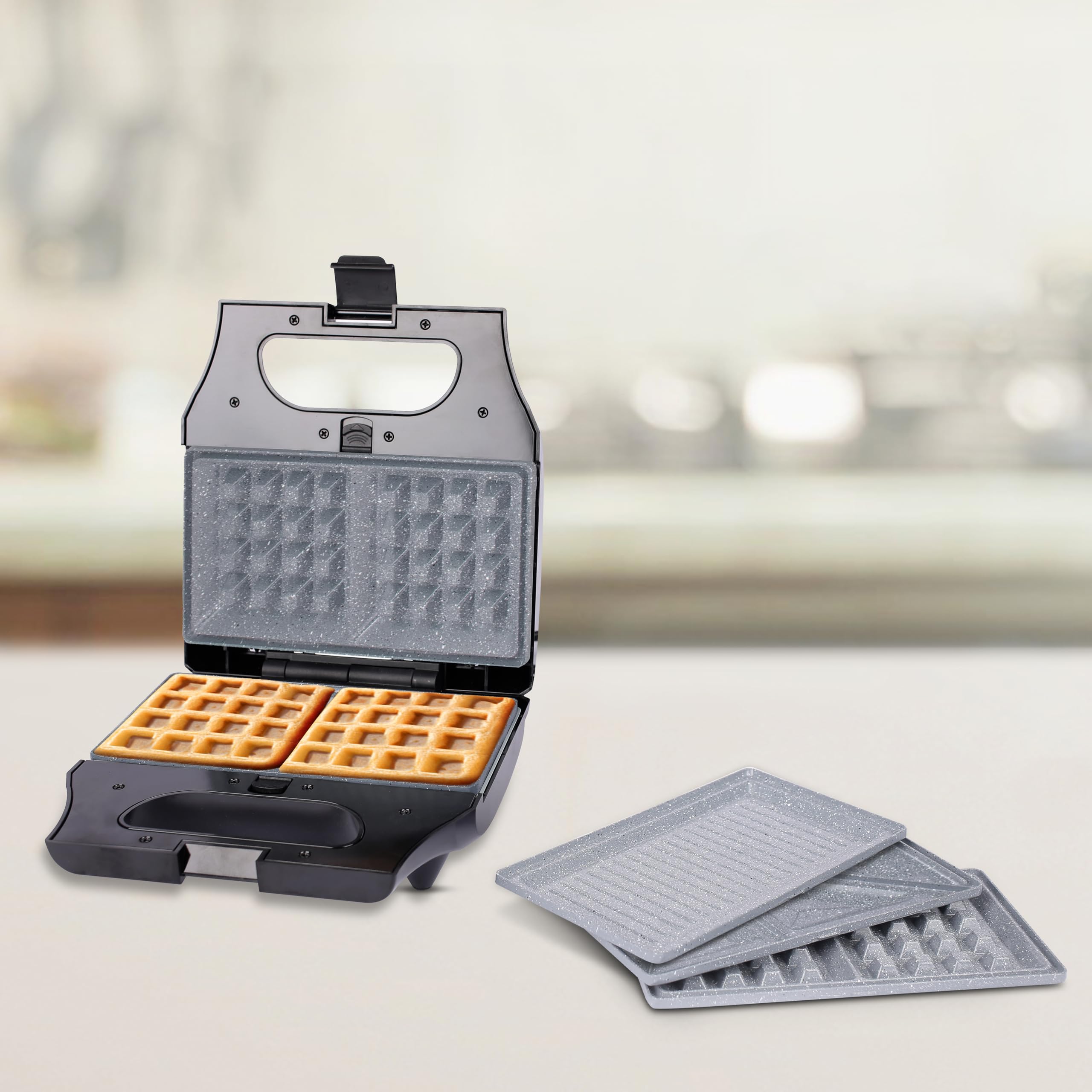 Wipro Elato 3-in-1 Sandwich Maker - Toaster & Grill -3