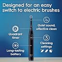 Oral-B iO Electric Toothbrush, Series 2, Rechargeable, Dark Blue with 1 Gentle Care Brush Head - Automatic Pressure Sensor to Protect Gums - 3 Modes - 2 Min Timer gallery image