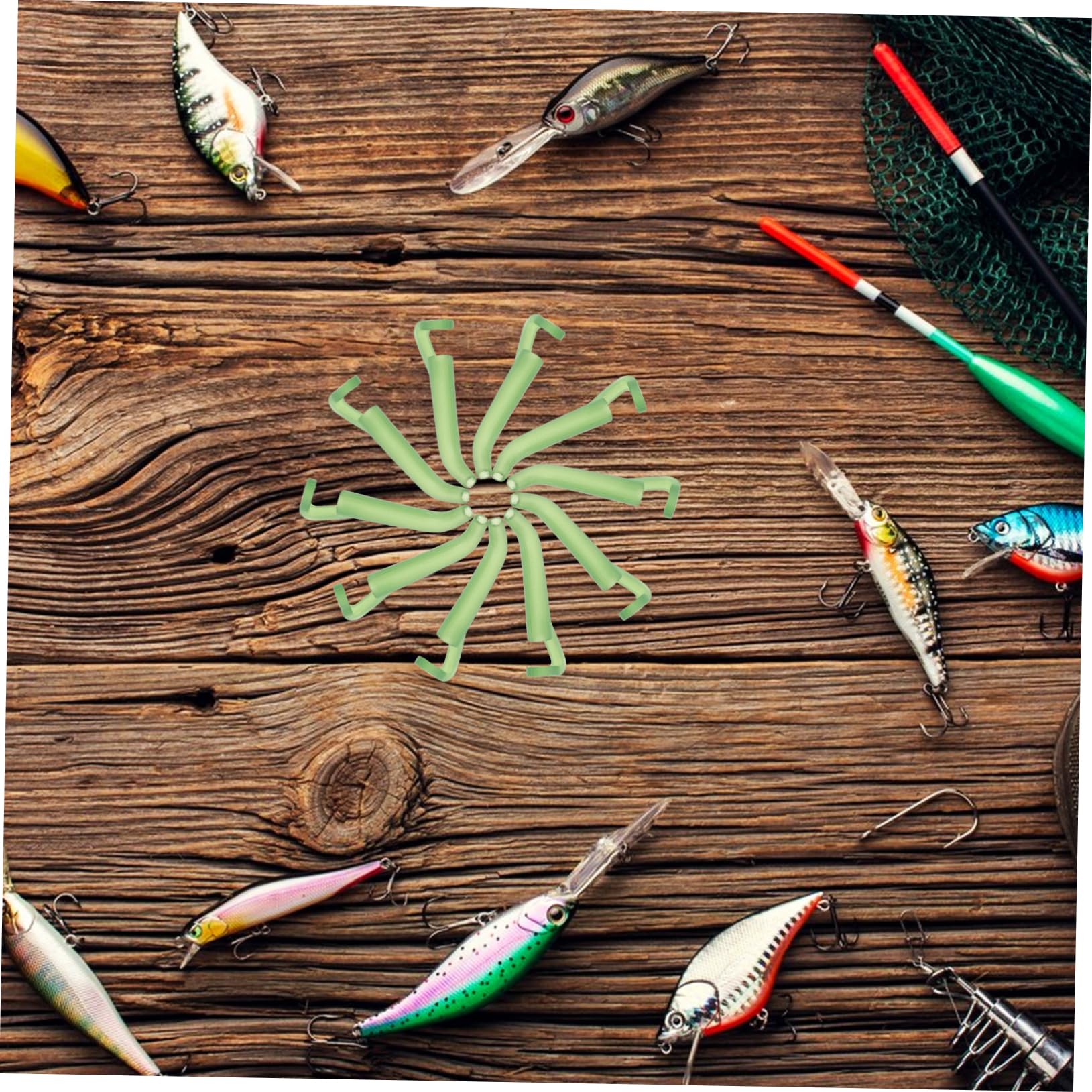 Totority 20pcs Carp Fishing Rigging Kit Hook Tube Line Aligner Anti Tangles Sleeves Line Positioner Hook Hose for Anglers