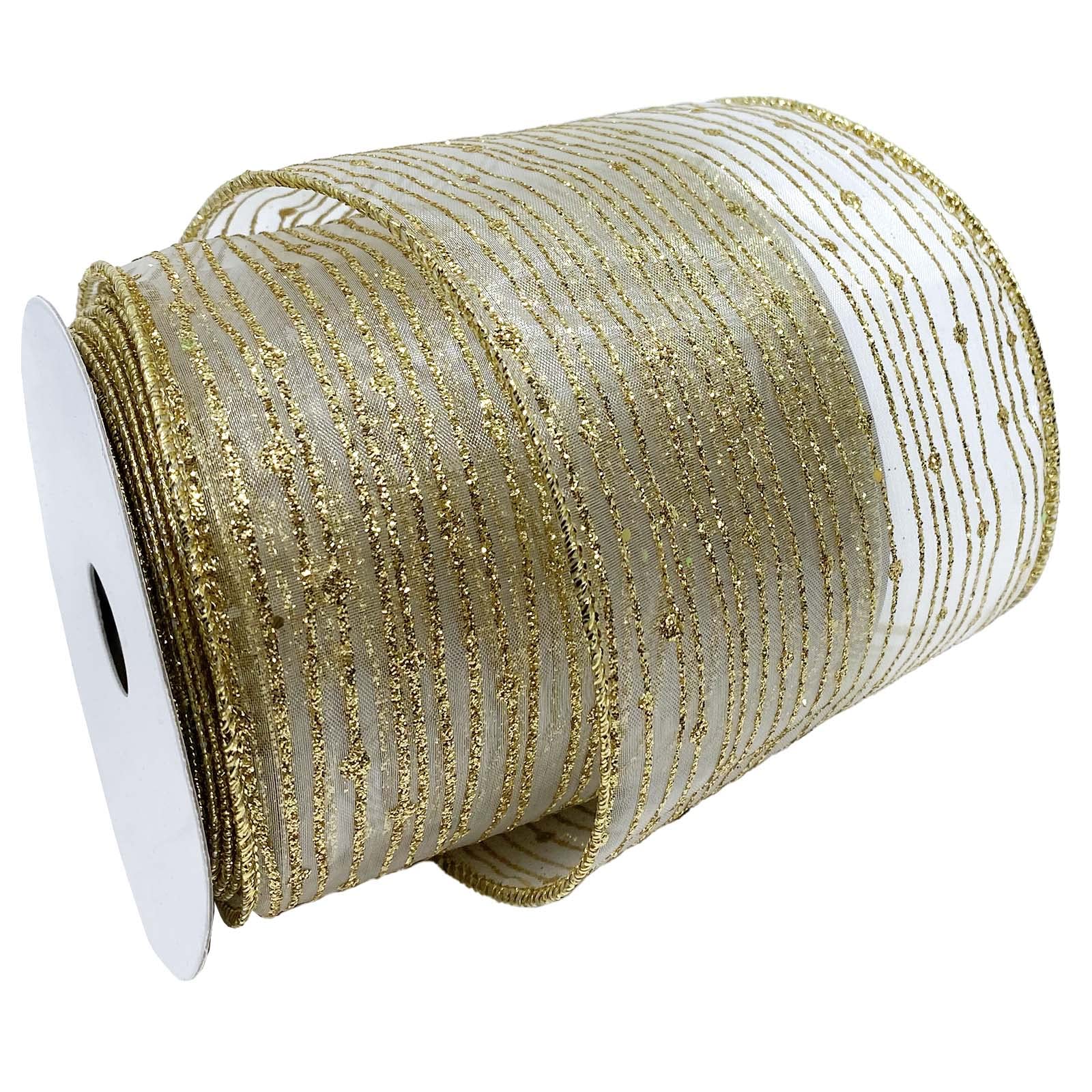 Ruban scintillant doré Morex Ribbon nœud cadeau anniversaire