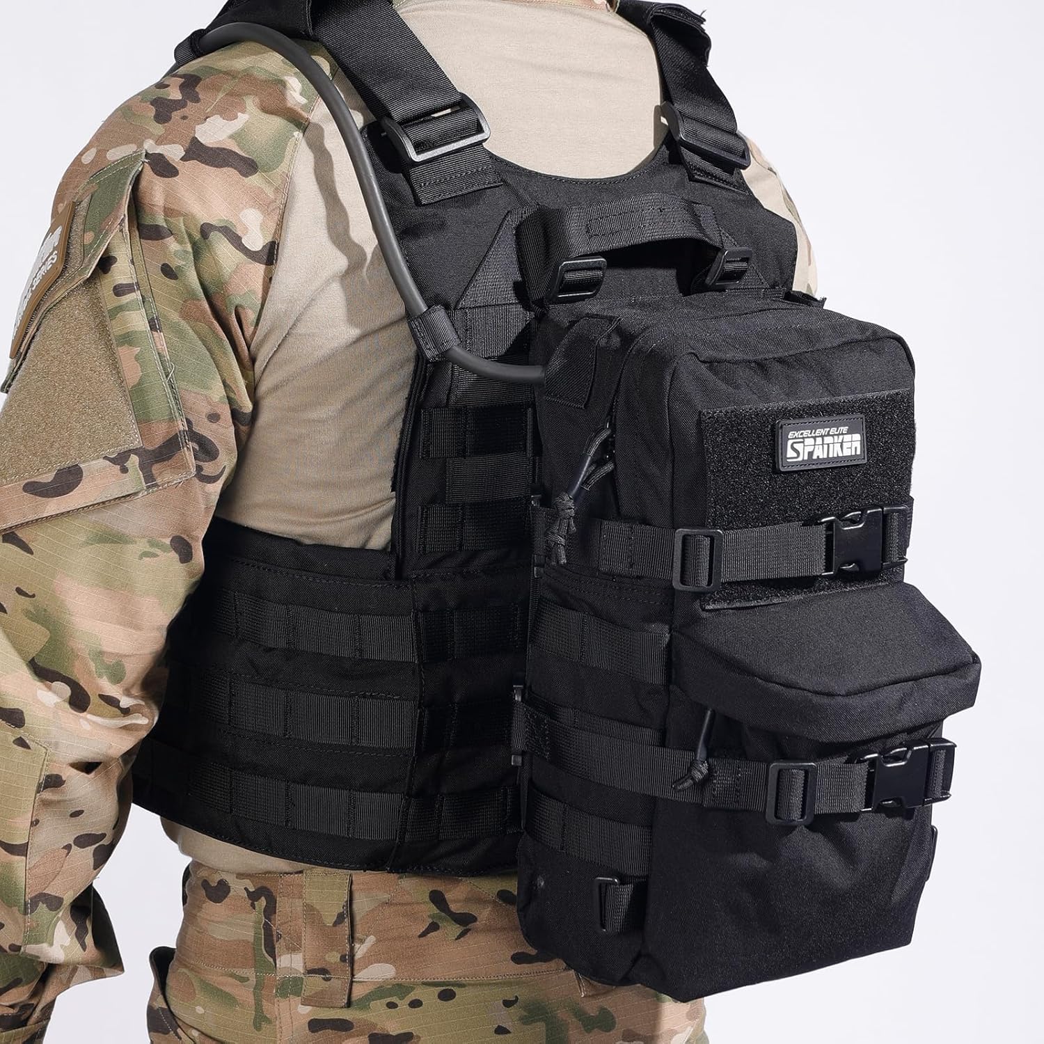EXCELLENT ELITE SPANKER Tactical MOLLE Hydration Backpack Water Bladder Carrier Pack for Tactical Vest Backpack Plate Carrier - Image 5