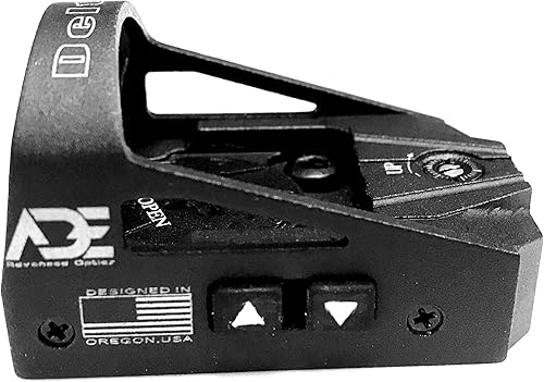 Ade Advanced Optics RD3-012-G-1 6moa Green Dot Sight para pistola compatible con Doctor/Venom/Fastfire Red Dot Footprint