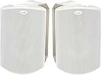 Vista 3 de Polk Audio Atrium 4 - Altavoces para exteriores para todo tipo de clima, paquete de 4 unidades (blanco)