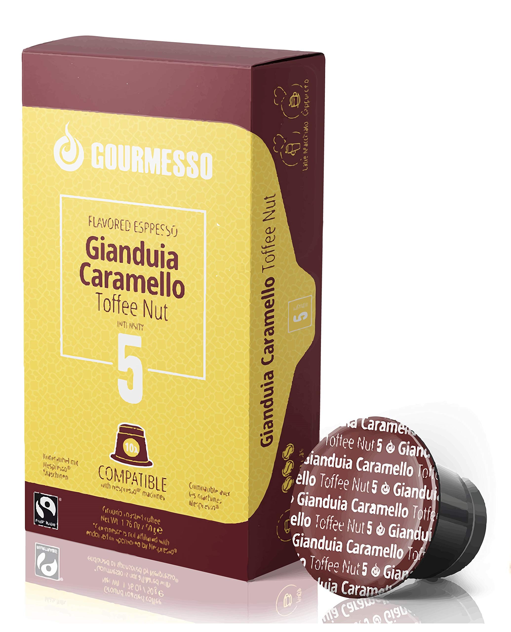 Buy Toffee Nut Aroma Espresso by Gourmesso Nespresso Compatible s , Fresh & Authentic , Fully