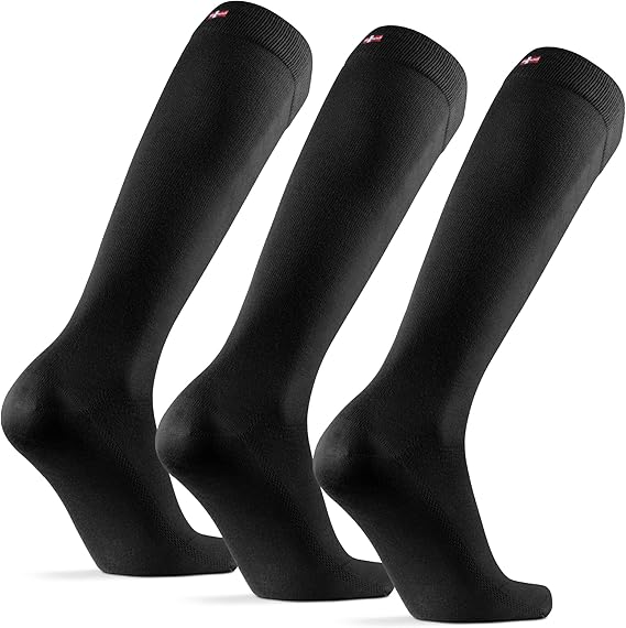 Chaussettes De Course Danish Endurance Lot De 5 Paires Chaussettes Danish Endurance Coussinées Unisexe - Taille 6-8 Noir Anti-ampoules Taille 6-8 Unisexe