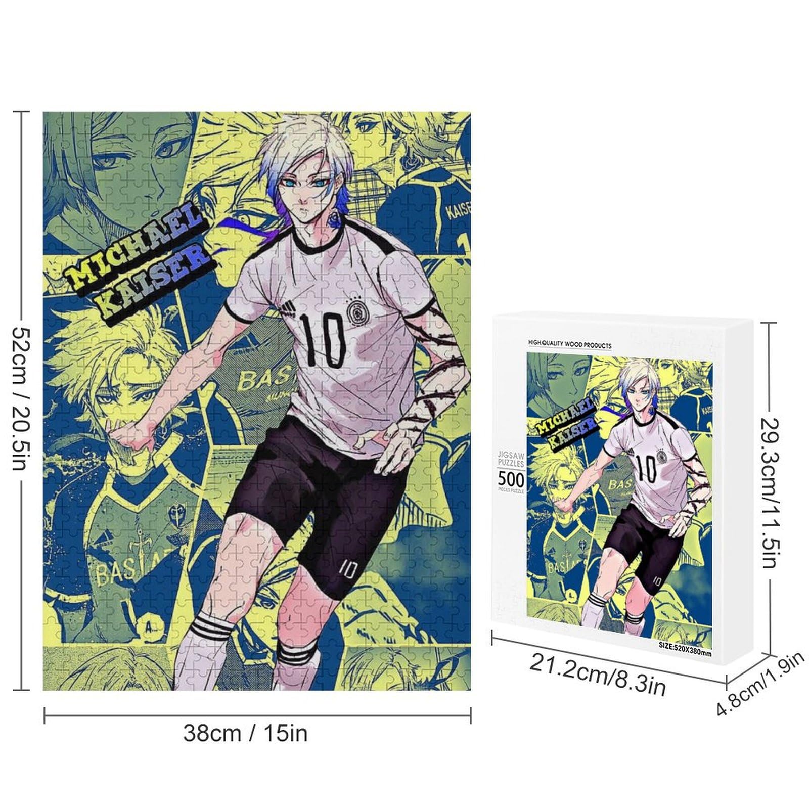 Amazon | ブルーロック ミヒャエル・カイザー ジグソーパズル