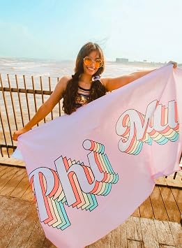 Alpha Phi - Sorority Letter Flag (Retro Design)