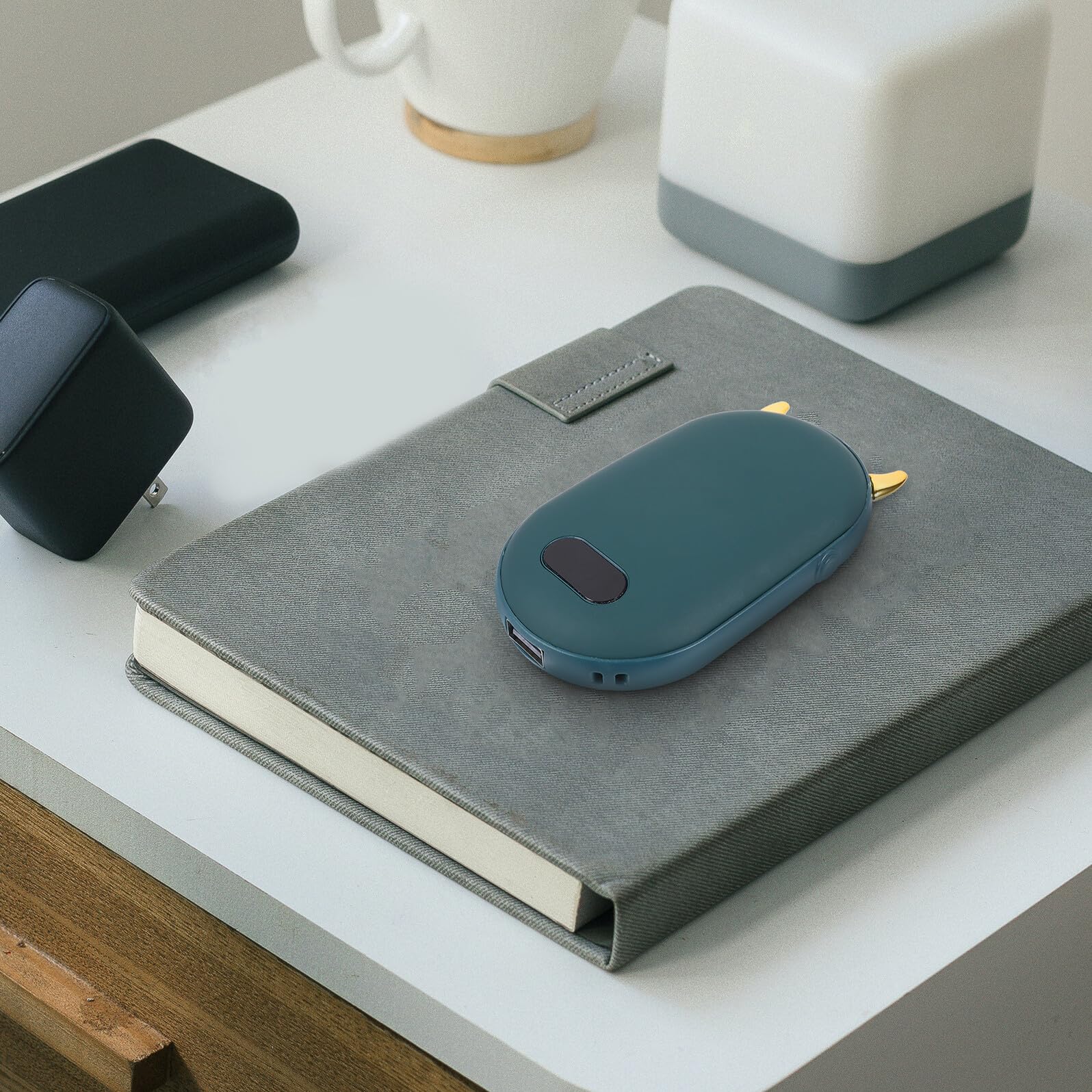 ibasenice 4000mah Calentador de Manos Portátil de USB Banco de Energía USB y Calentador de Mano para Usar Invierno